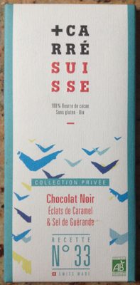 Chocolat noir caramel & sel de Guérande bio recette N°33