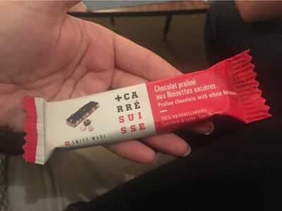 Chocolat praliné aux noisettes entieres