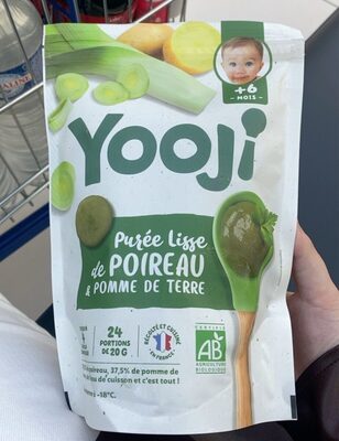 Purée lisse de poireau & pomme de terre