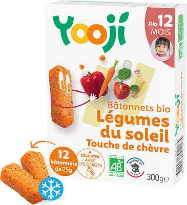 Bâtonnet légumes du soleil bio surgelé pour bébé