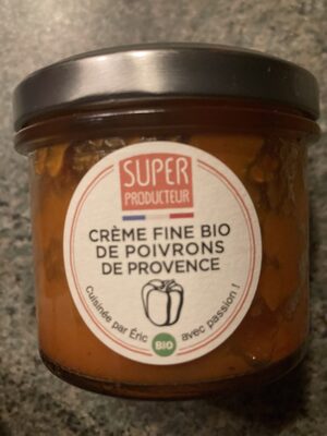 Crème fine bio de poivrons de Provence