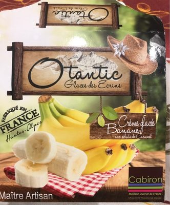 Crème Glacée Banane aux Éclats de Caramel