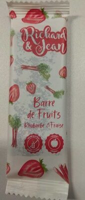 Barre de fruits rhubarbe et fraise
