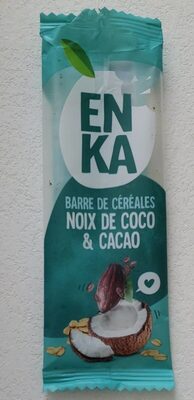Barre de céréales Noix de coco et cacao