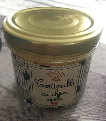 Tartinable au chèvre myrtilles