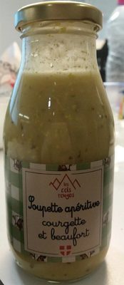 Soupette apéritive courgette et beaufort