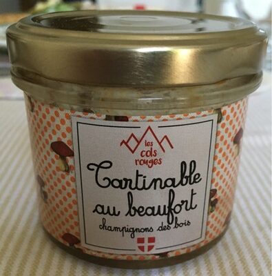 Tartinable au beaufort champignons des bois