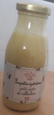 Soupette apéritive petits pois et reblochon