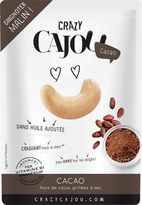 Noix De Cajou Grillées à Sec Au Cacao