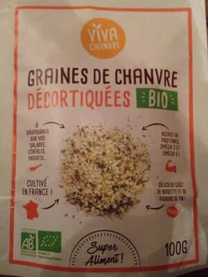 Graines de chanvre décortiquées