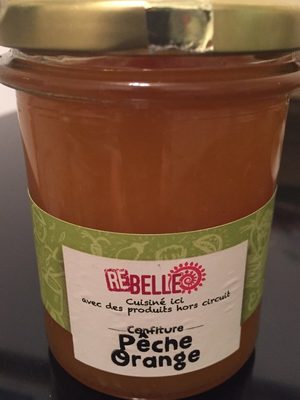 Confiture peche orange