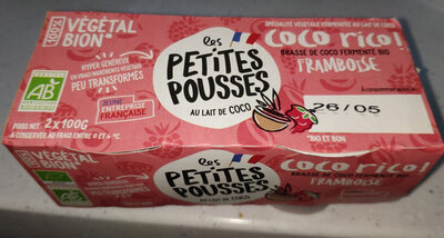 Brassé de coco fermenté framboise