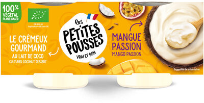 Brassé au lait de coco mangue fruit de la passion-les petites pousses