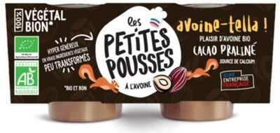 Yahourt végétal avoine cacao praliné
