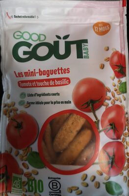 Les mini-baguettes Tomate et touche de basilic