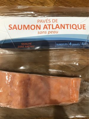 Pavés de saumon sans peau