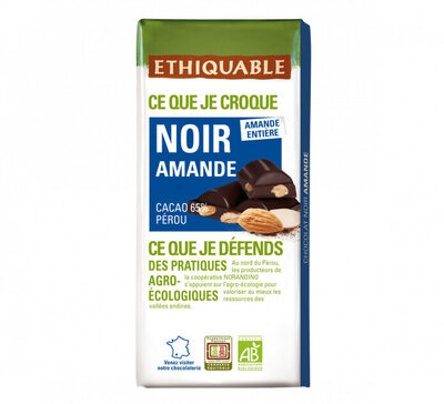 Chocolat noir amande