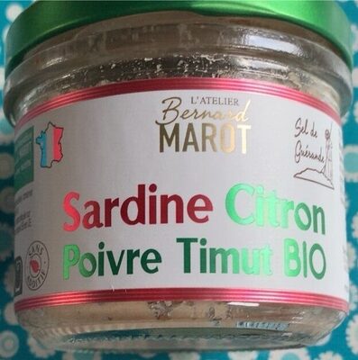 Sardine citron poivre