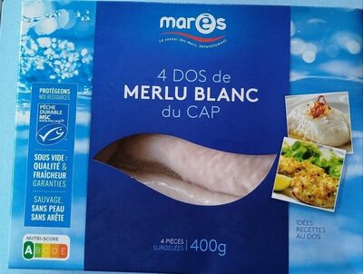 4 Dos de Merlu blanc du Cap