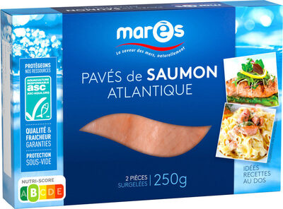 Pavés de saumon atlantique ASC surgelés