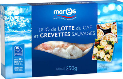 Duo Lotte du Cap & crevettes sauvages surg