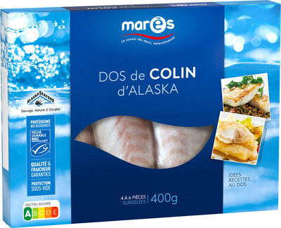 Dos de Colin d'Alaska surgelés