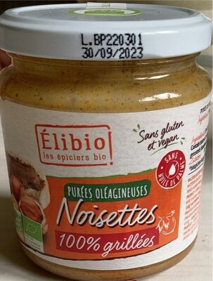 Purées oléagineuse noisettes