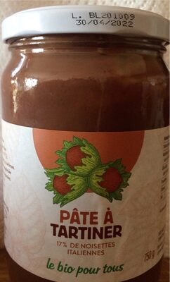 Pâte à tartiner noisettes