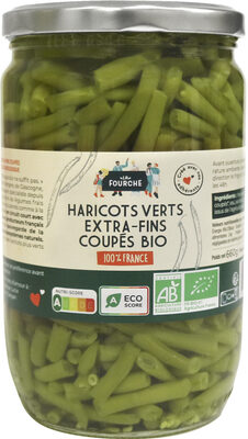 Haricots verts coupés Extra fins France Bio