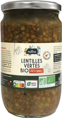 Lentilles Vertes du Sud-Ouest Bio