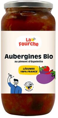 Aubergines Bio au Piment d'Espelette