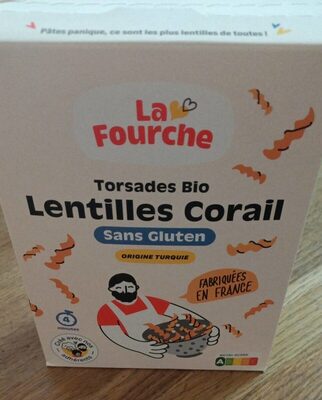 Torsades de Lentilles Corail Bio