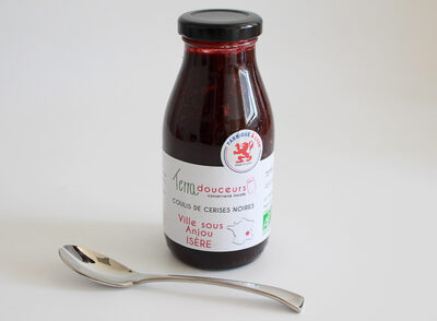Coulis cerise bio