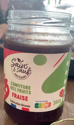 Confiture 65% fraise