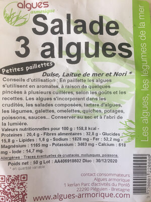 Salade 3 algues