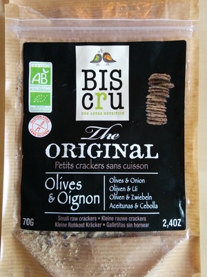 The original - Petits crackers sans cuisson Olives & Oignon