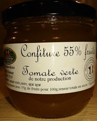 Confiture 55% fruits tomate verte