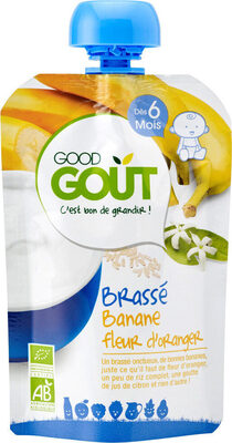 Brassé banane fleur d'oranger 90g