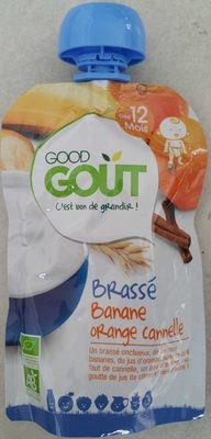 Brassé banane orange cannelle bio