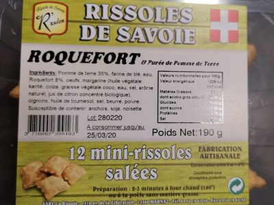 Rissoles de Savoie Roquefort