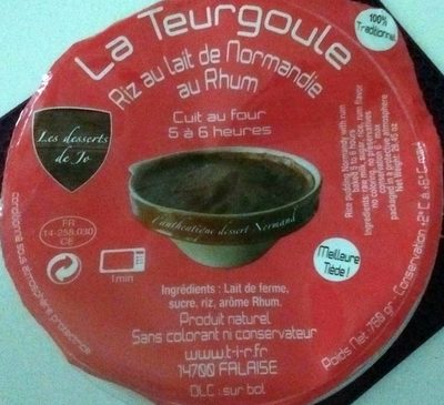 Dessert La Teurgoule au rhum