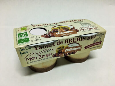 Yaourts au lait de brebis Châtaignes Ardéchoises