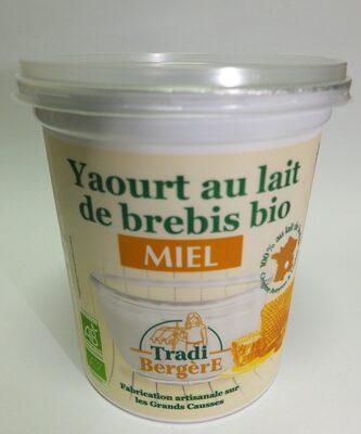 Yaourt au lait de brebis bio au miel