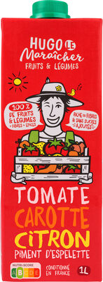 Hugo le Maraîcher Boisson aux Fruits & Légumes Tomate 1L