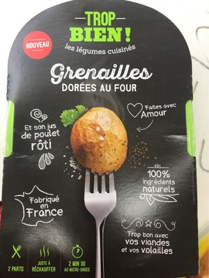 Grenailles dorées au four