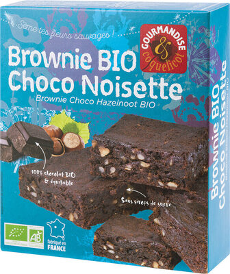 Brownie bio choco noisette