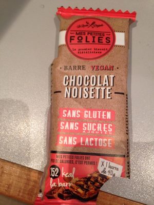 Mes petites folies barre vegan