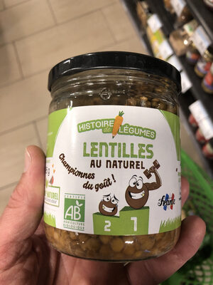 Lentilles au naturel