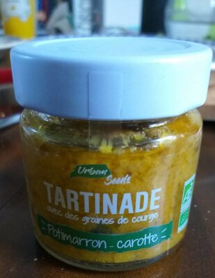 Tartinade avec des graines de courge - Potimarron - Carotte