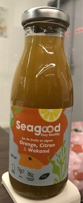 Jus de fruits et algues Orange, Citron & Wakamé